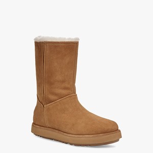 Ugg Classic Short BLVD Women Boots Brown (0546PTGQO)